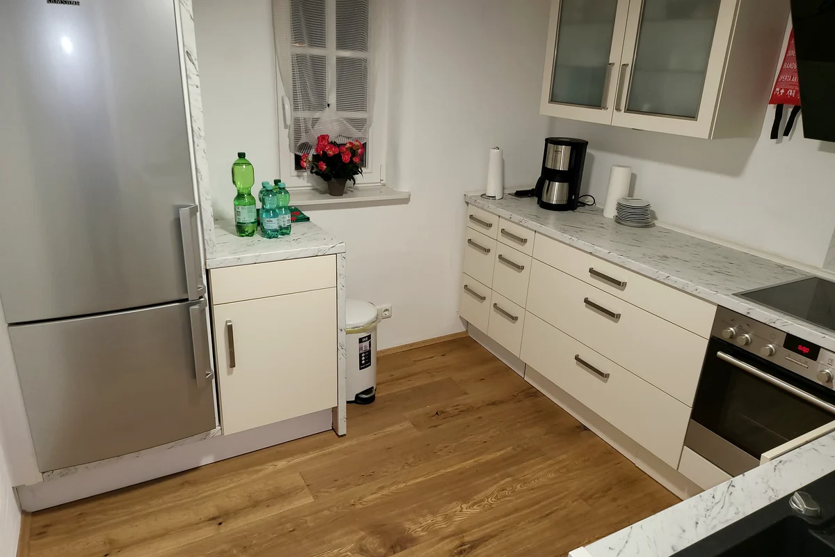 Küche für längere berufliche Aufenthalte nahe Frankfurt